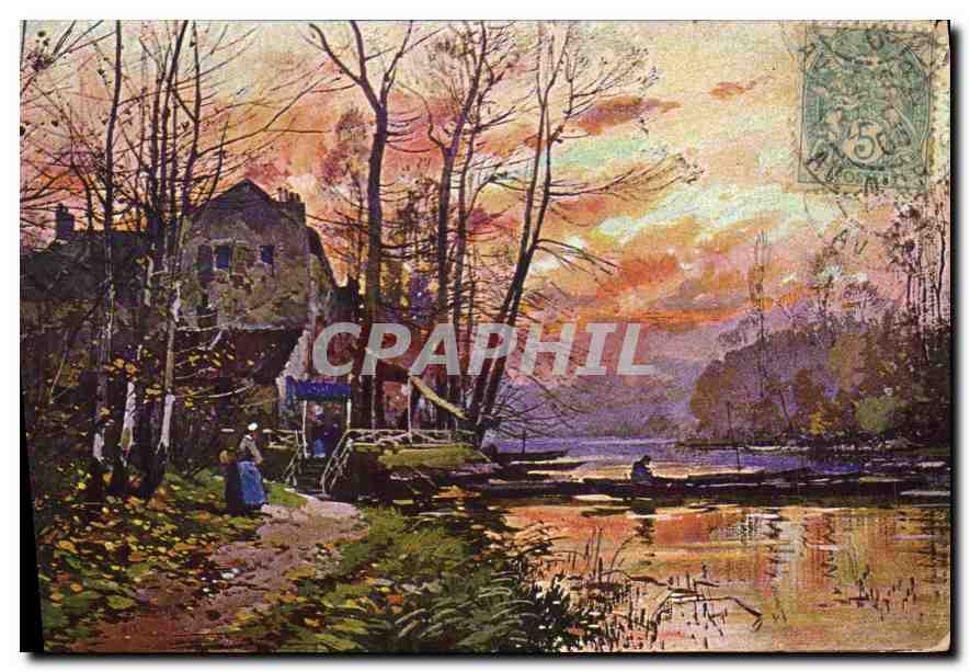 Étangs de la Vézère — paysage au crépuscule — B. Sirven, Toulouse
