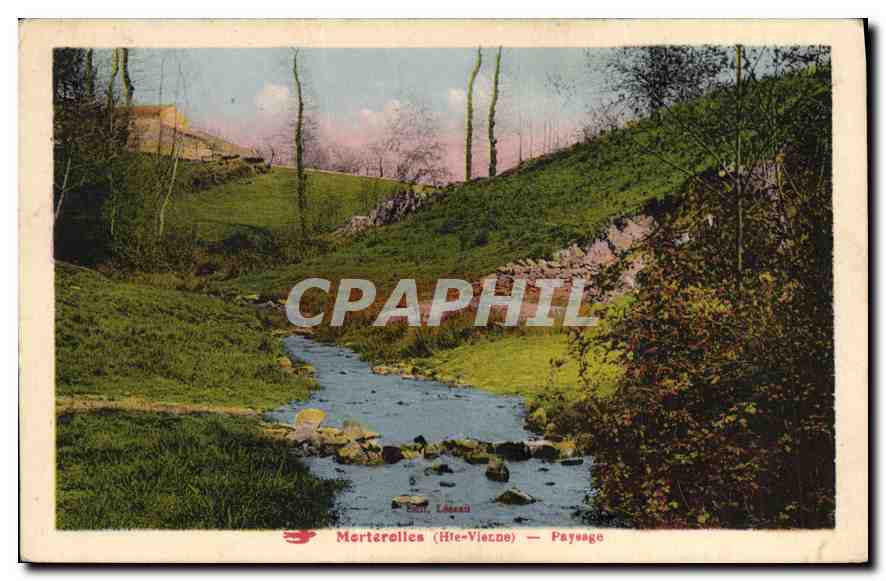 CPA Morterolles Hte Vienne Paysage 