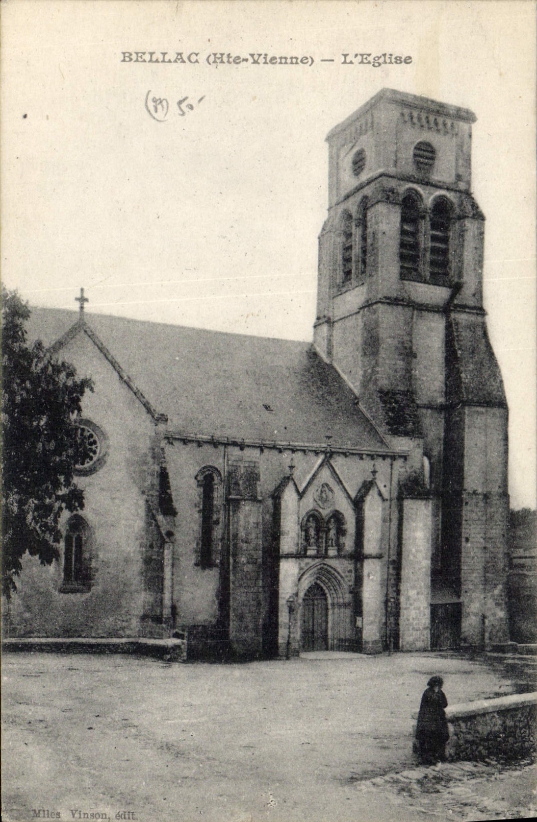 Bellac (Haute-Vienne) — Die Kirche — Miles Vinson, Verlag Nr. 50