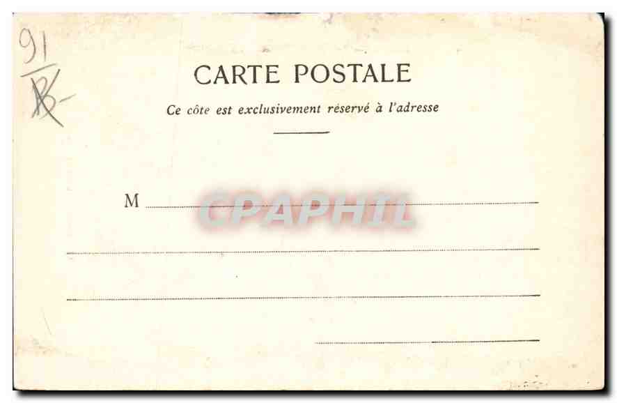Dourdan - Vue de l'Église — Librairie A. Boutroue, Dourdan (S.-et-O.) — Rückseite