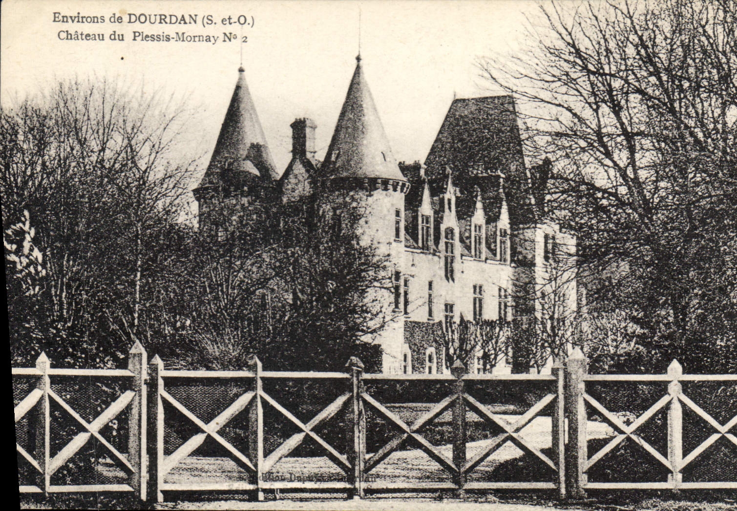 CPA Environs de Dourdan S et O Chateau du Plessis Mornay 