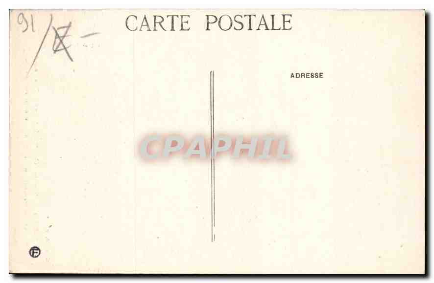 CPA Dourdan S et O Vue de l'Oratoire fait dans la Tour minee Sud Ouest du Chateau Regard dy cachot a — Rückseite