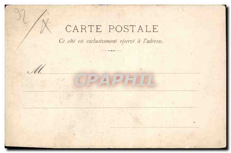 CPA Asnieres l'Eglise  — Rückseite