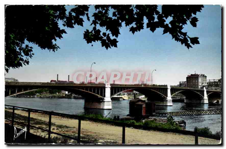 CPA Asnieres Clichy Le pont d'Asnieres 