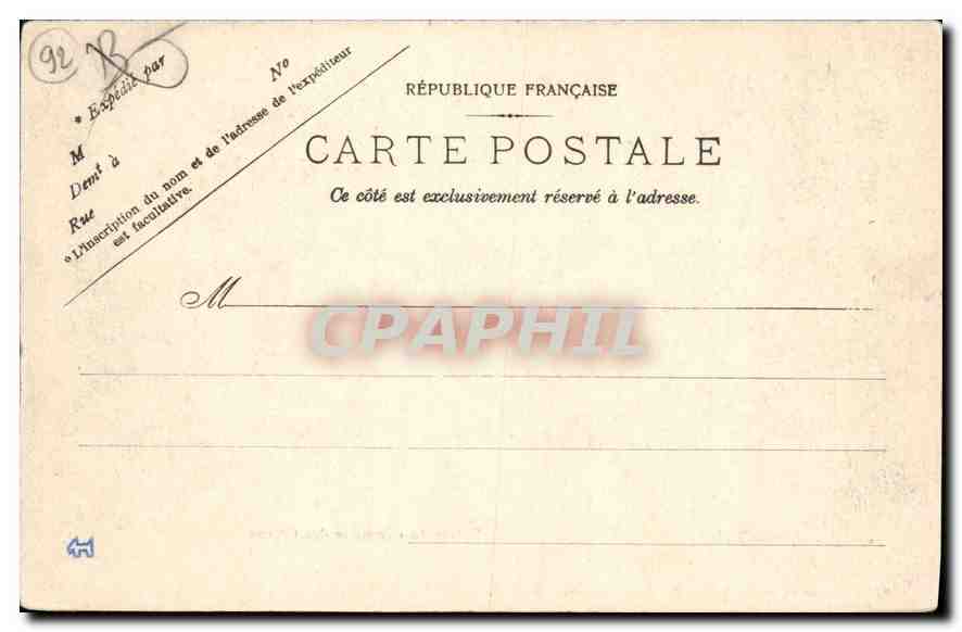 CPA Asnieres Clichy Entree de Cimetiere des Chiens  — Rückseite