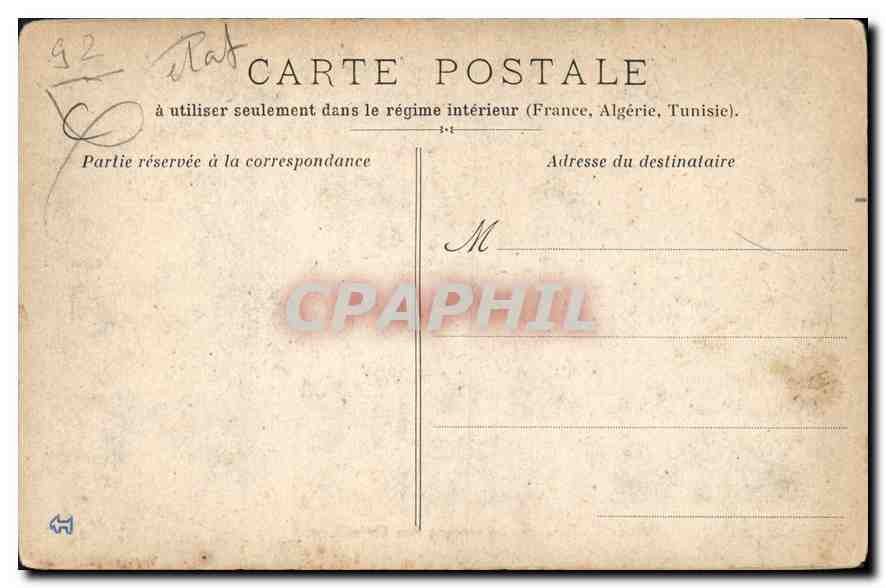 Asnières — Le secteur aux Grésillons — BM — Rückseite