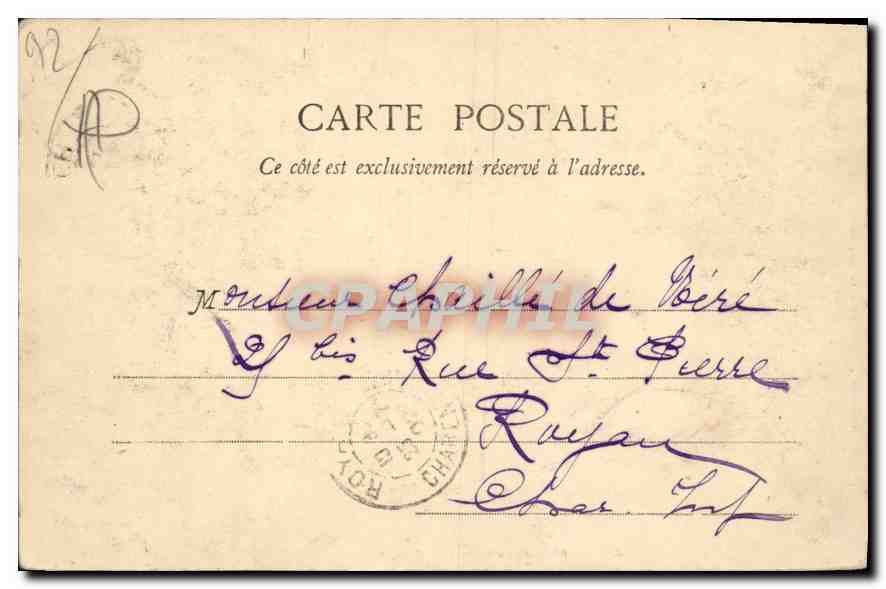 CPA Asnieres Cimetiere des Chiens   — Rückseite