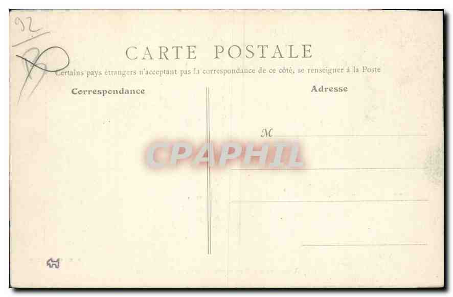 CPA Asnieres Entree du Cimetiere des Chiens  — Rückseite