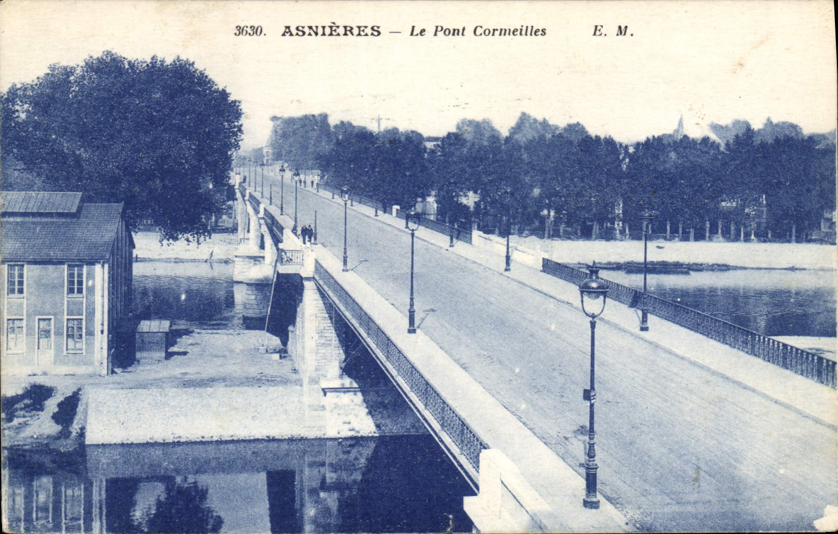 CPA Asnieres Le Pont Cormeilles 