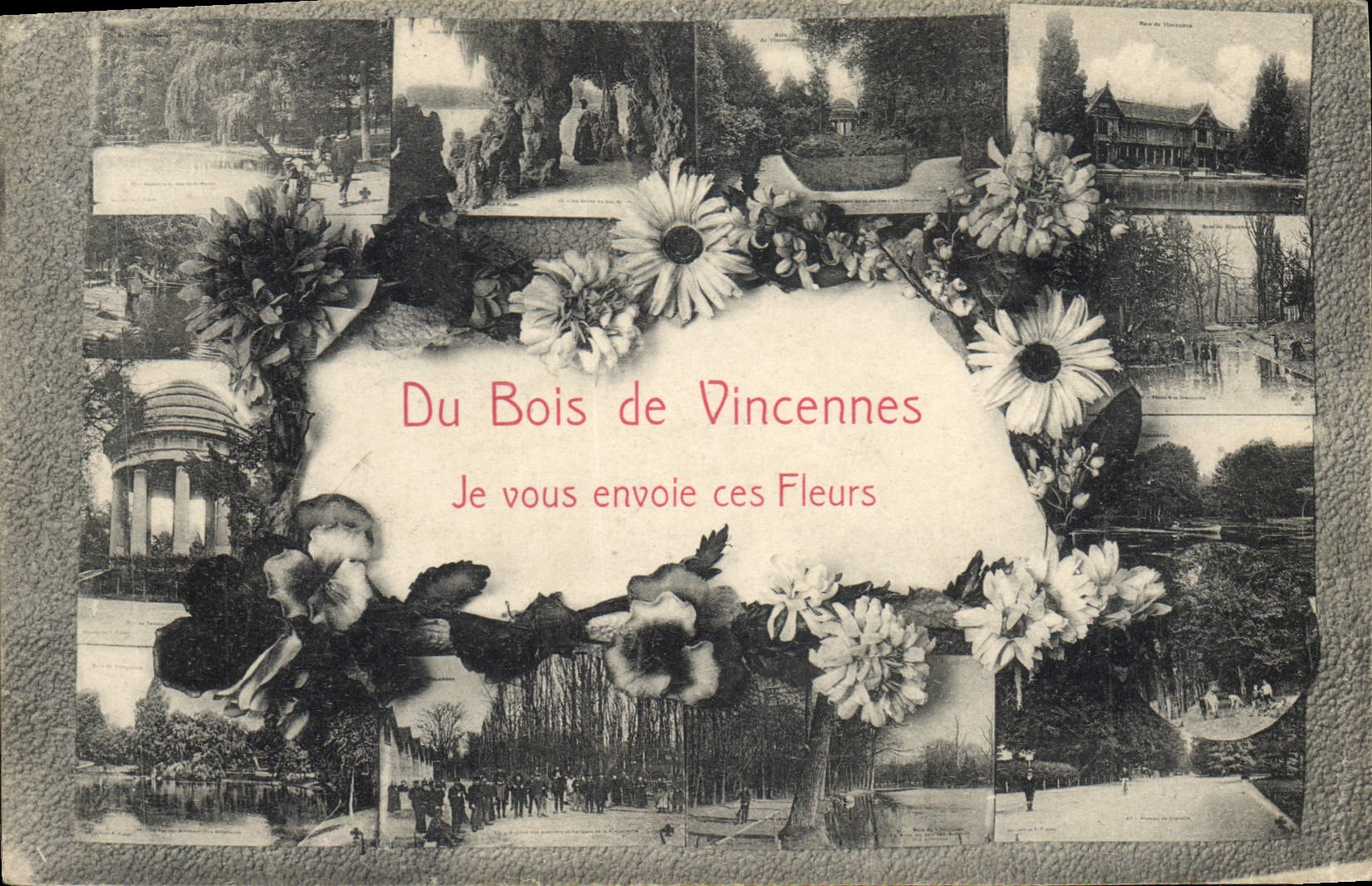 Du Bois de Vincennes — Blumen — Verlag: Coll. Editions F. Paturet