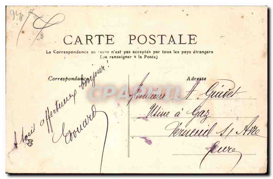 Vincennes — Remise de Décorations — Édition P.-F. LEBEAU n°9 — Reverso