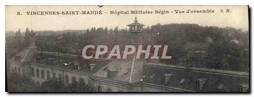 CPA Vincennes Saint Mande Hopital Militaire Begin Vue d'ensemble 