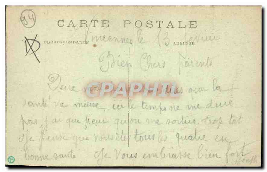 CPA Vincennes Saint Mande Hopital Militaire Begin Vue d'ensemble  — Rückseite