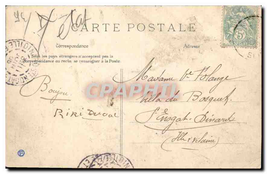 Visite de S.M. Alphonse XIII à Paris — Revue de Vincennes — Au pied des tribunes — C.L.C. — Rückseite