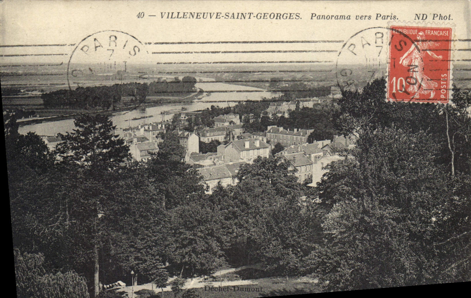 Villeneuve-Saint-Georges — Panorama vers Paris — ND Phot. n°40