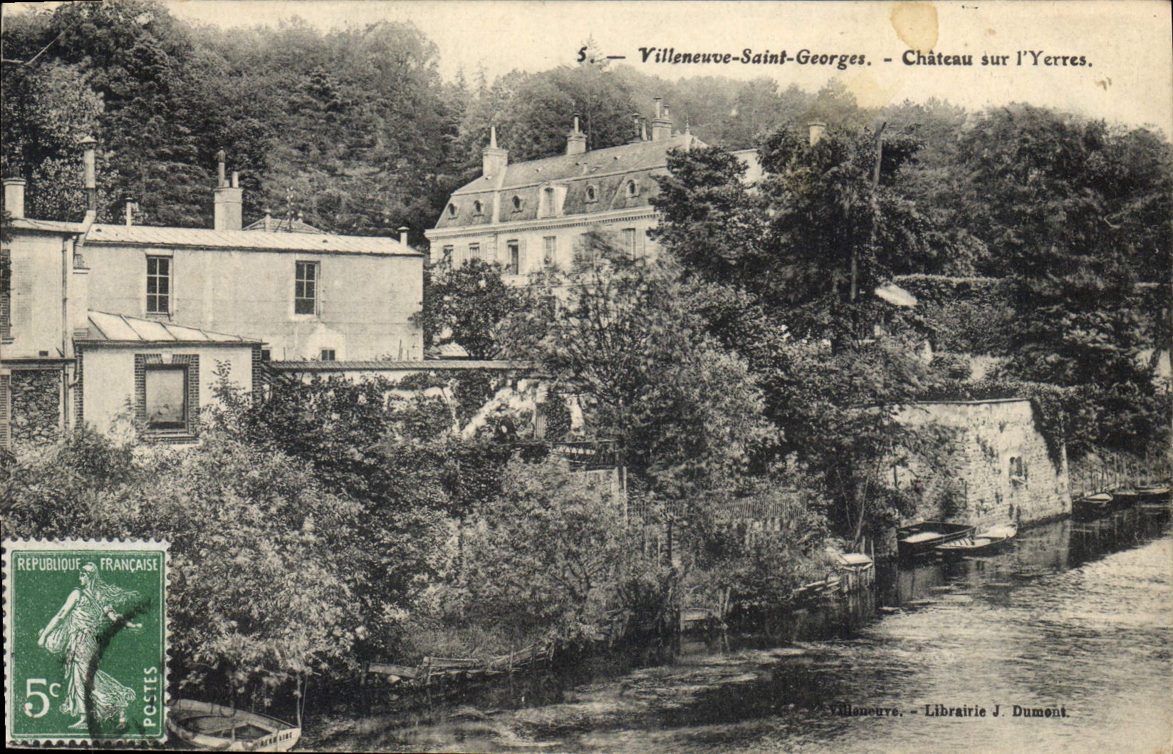 Villeneuve-Saint-Georges — Château sur l'Yerres — Librairie J. Dumont