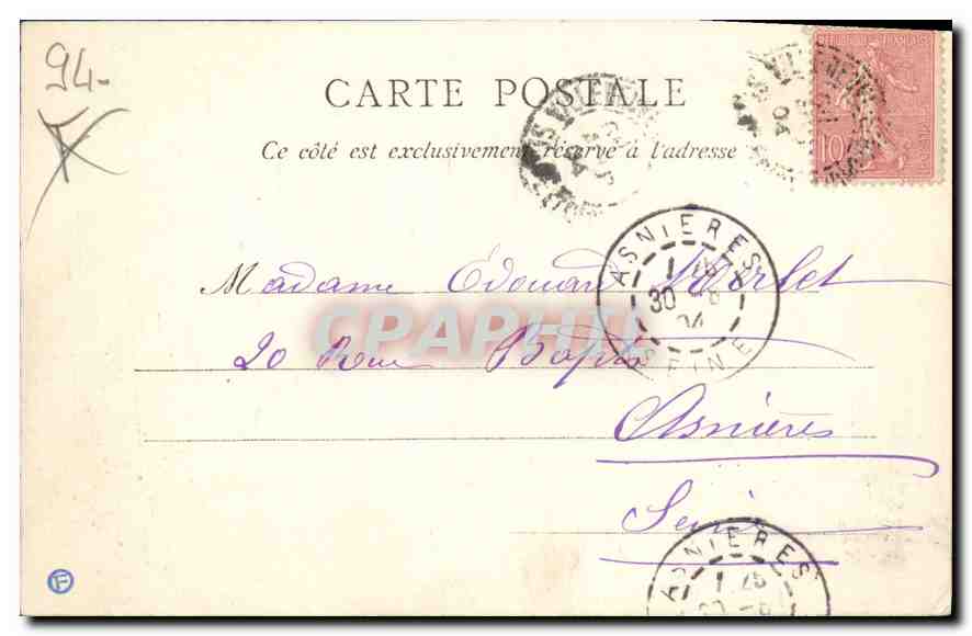 Villeneuve-Saint-Georges — Vue panoramique — Édition L. Giraud, Av. des Herbillon, Saint-Mandé — Verso