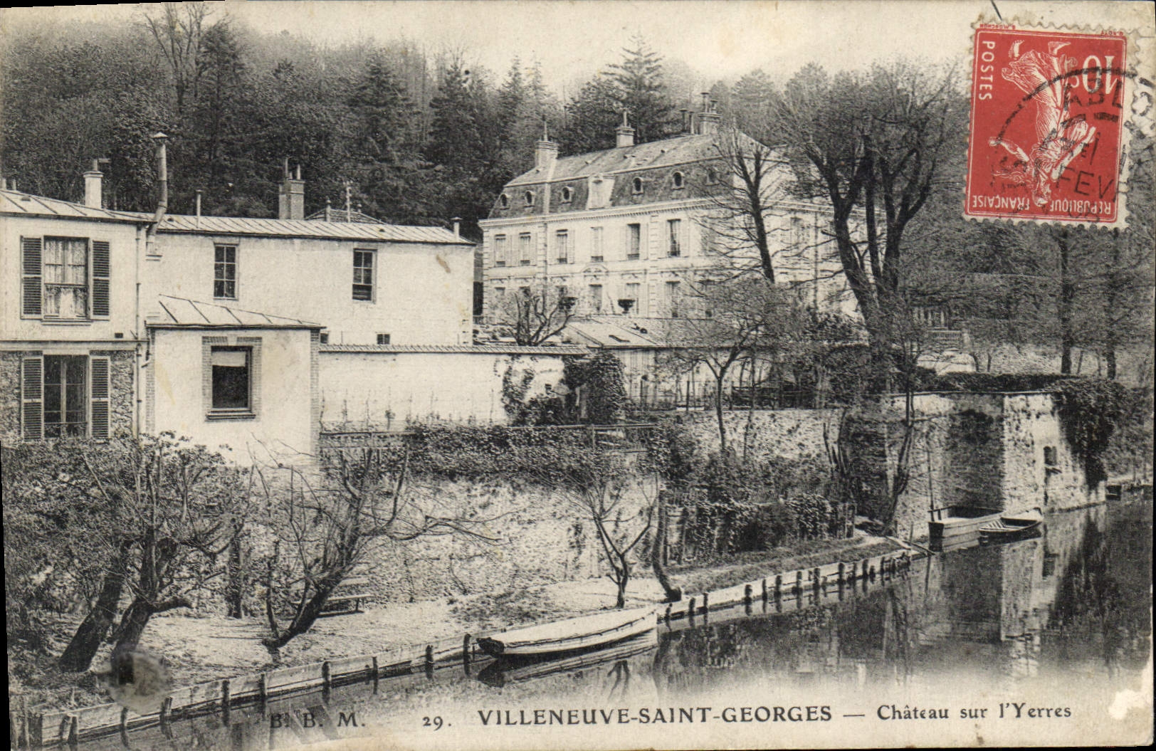 Villeneuve-Saint-Georges — Château sur l'Yerres — B.B.M. n°29