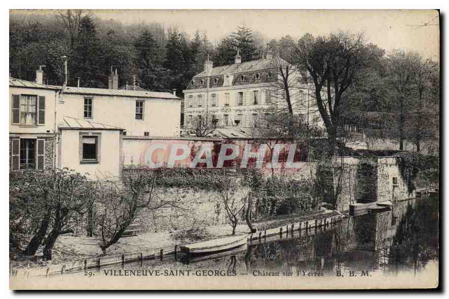 Villeneuve-Saint-Georges — Château sur l'Yerres — E. B. M.