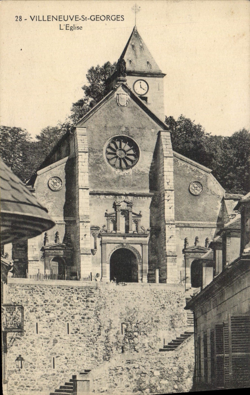 Villeneuve-St-Georges — L'Église — éditeur Papeghin, Paris-Tours, n° 28