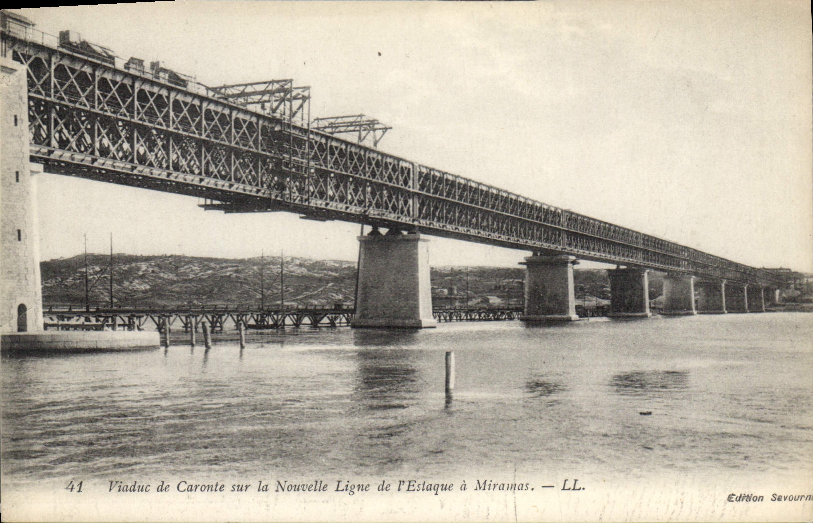Viaduc de Caronte sur la Nouvelle Ligne de l'Eslaque à Miramas — Edition Sevourne — n°41