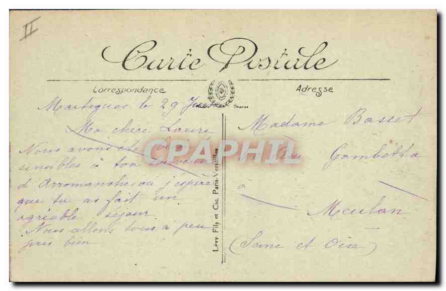 Martigues — Le Pont de Caronte — Éditeur Curie Postale, n° 58 — Reverso