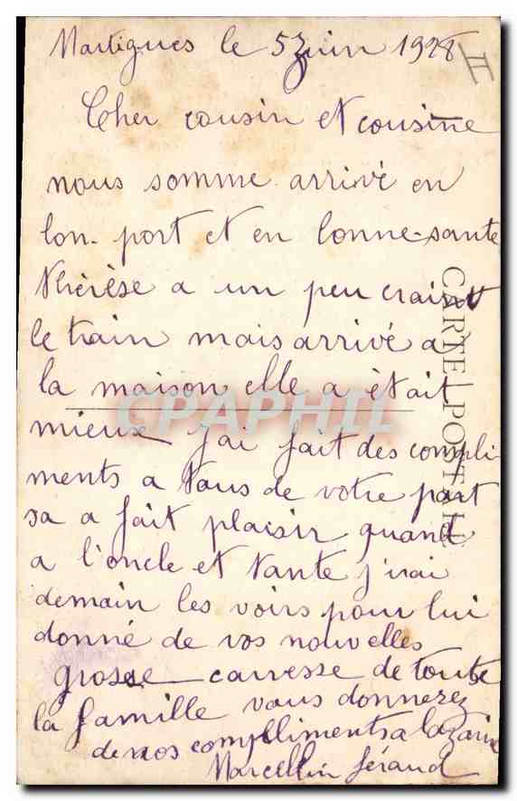 Martigues (la Venise Provençale) — Le Viaduc de Caronte (943 mètres de long) — Carte postale — Verso