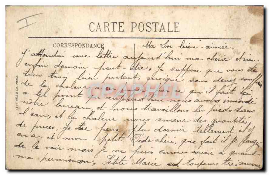 Nouvelle Ligne Chemin de Fer de l'Estaque à Miramas — Le Pont de Caronte — LL. Select. — Verso