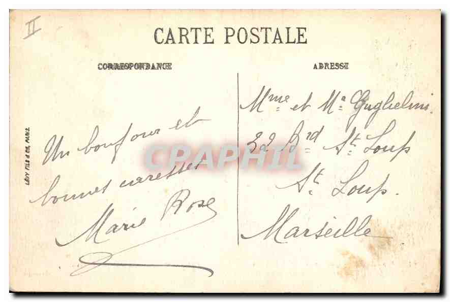 Viaduc de Caronte — Ligne P.L.M. d'Estaque à Miramas — Selecta — Verso