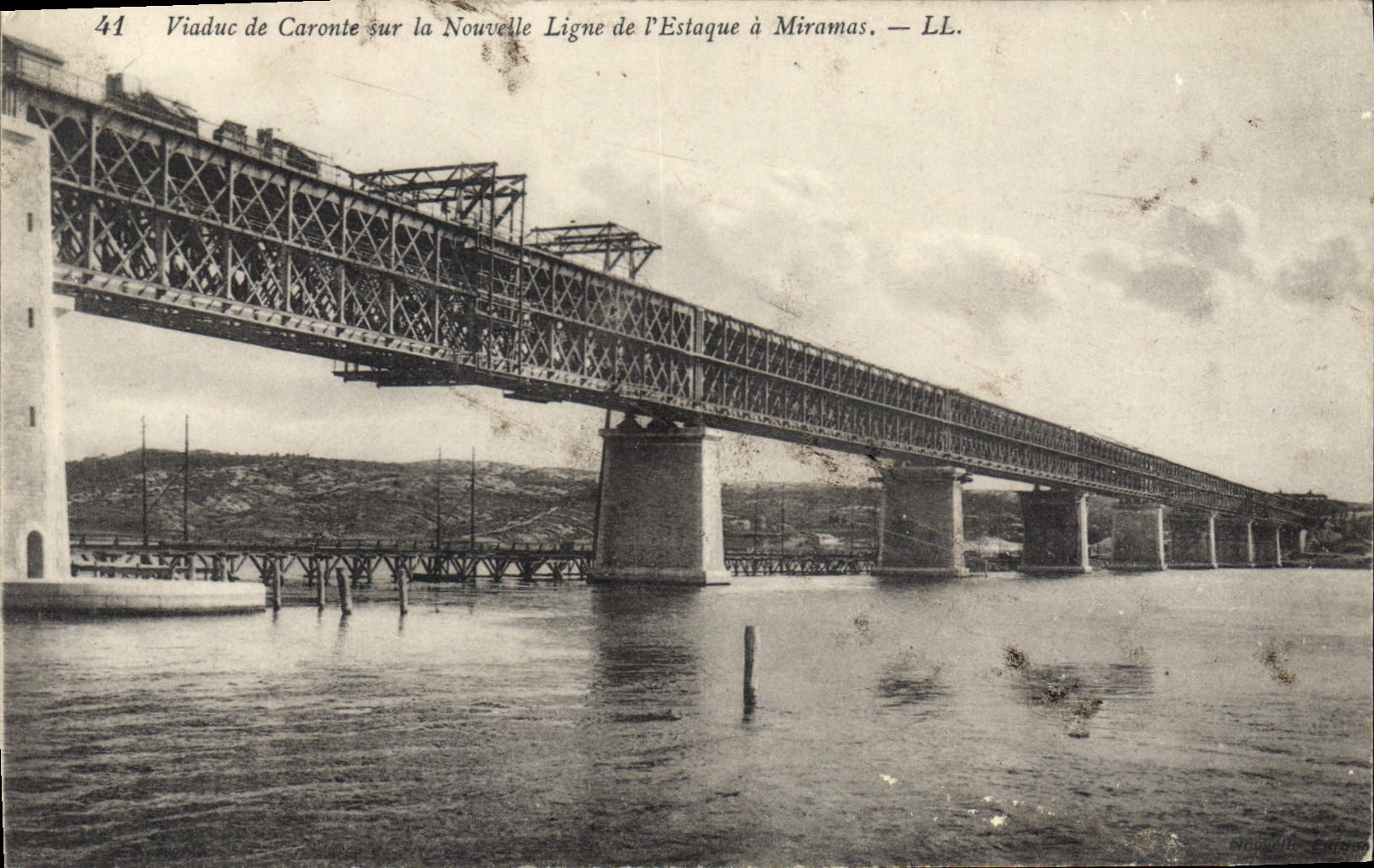 Viaduc de Caronte sur la Nouvelle Ligne de l'Estaque à Miramas — LL. — N°41