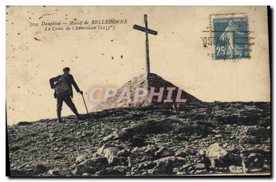 CPA Dauphine Massif de Belledonne La Croix de Chamrousse 