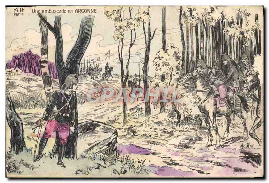 Une embuscade en ARGONNE — A.H. Paris