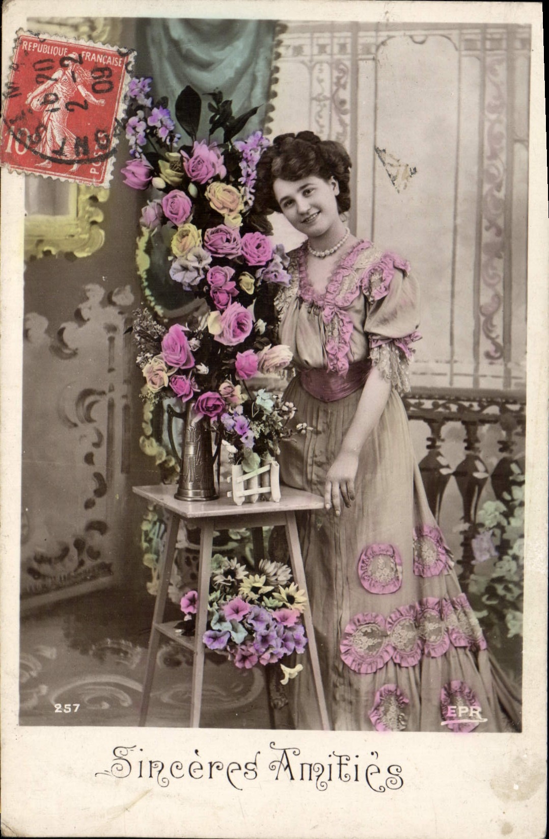 CPA Fantaisie Femme