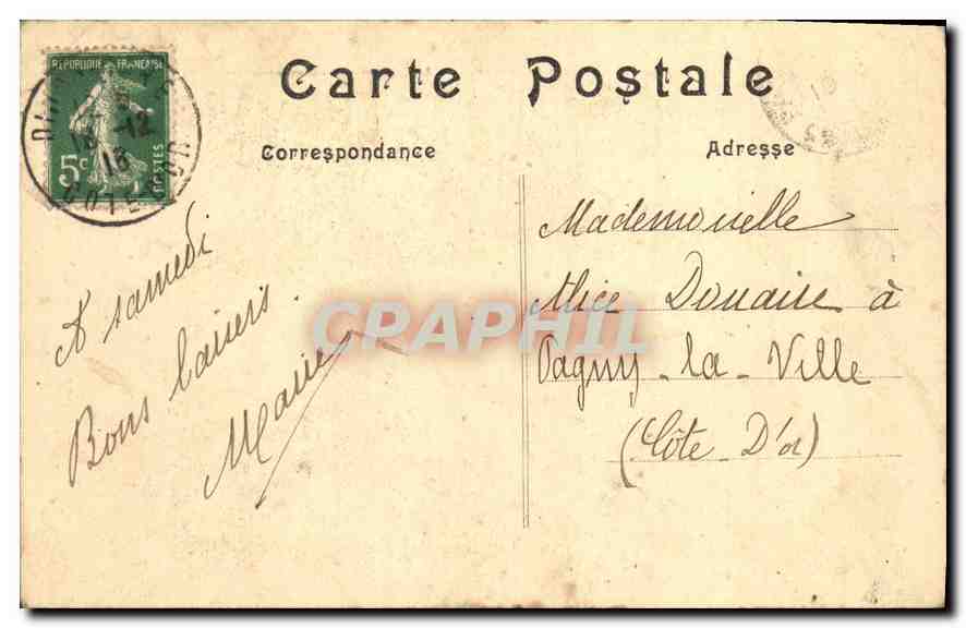 CPA La France et Joffre Confiance st Serenite Militaria — Rückseite