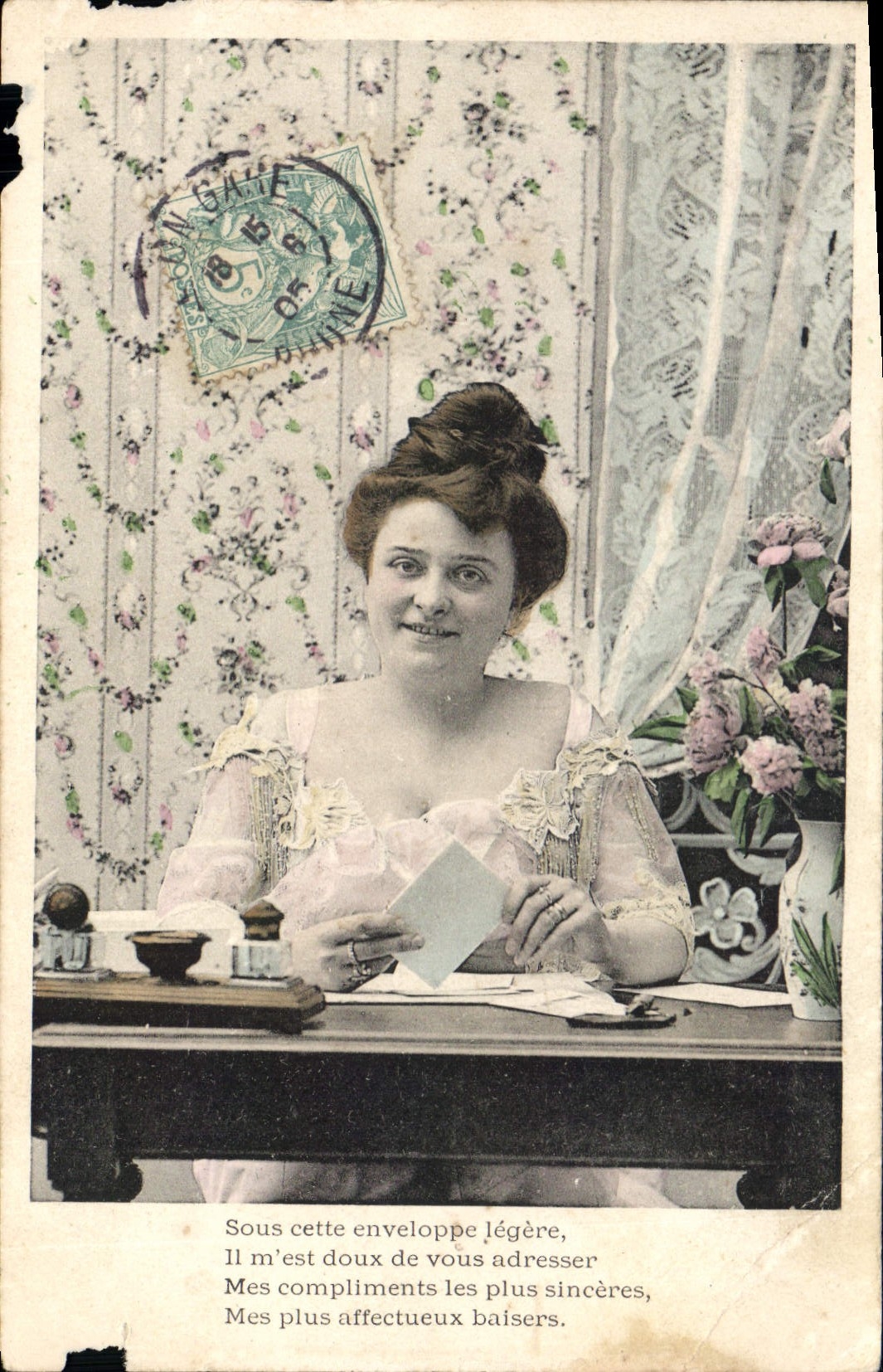 CPA Fantaisie Femme