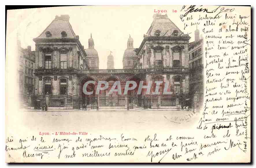 CPA Lyon Hotel de Ville 