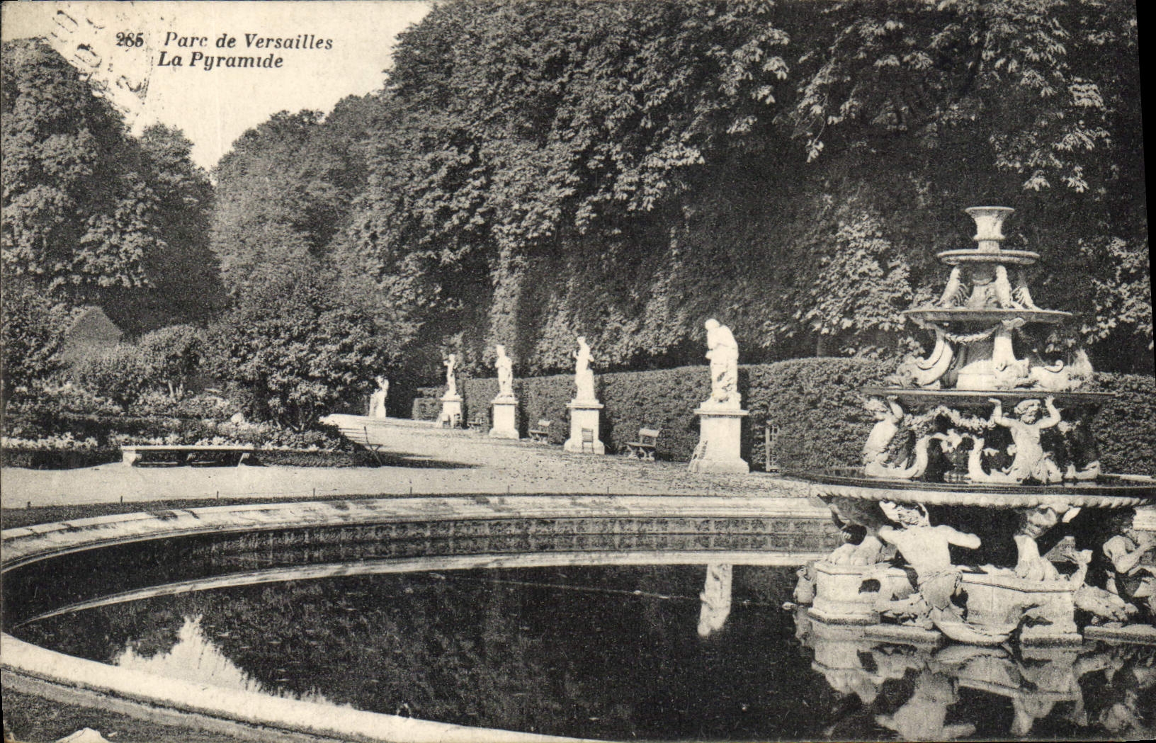 CPA Parc de Versailles La Pyramide 