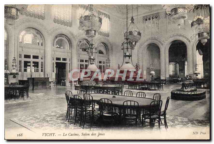 Vichy — Le Casino, Salon des Jeux — ND Plot, n° 168