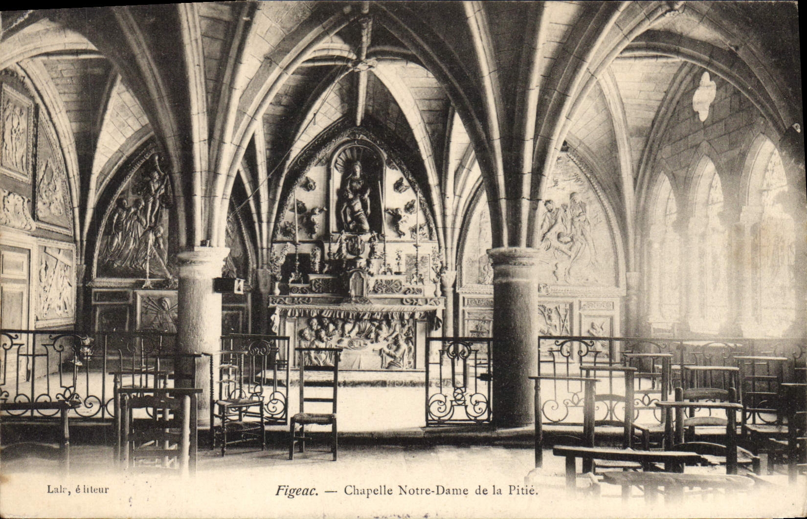 CPA Figeac Chapelle Notre Dame de la Pitie 