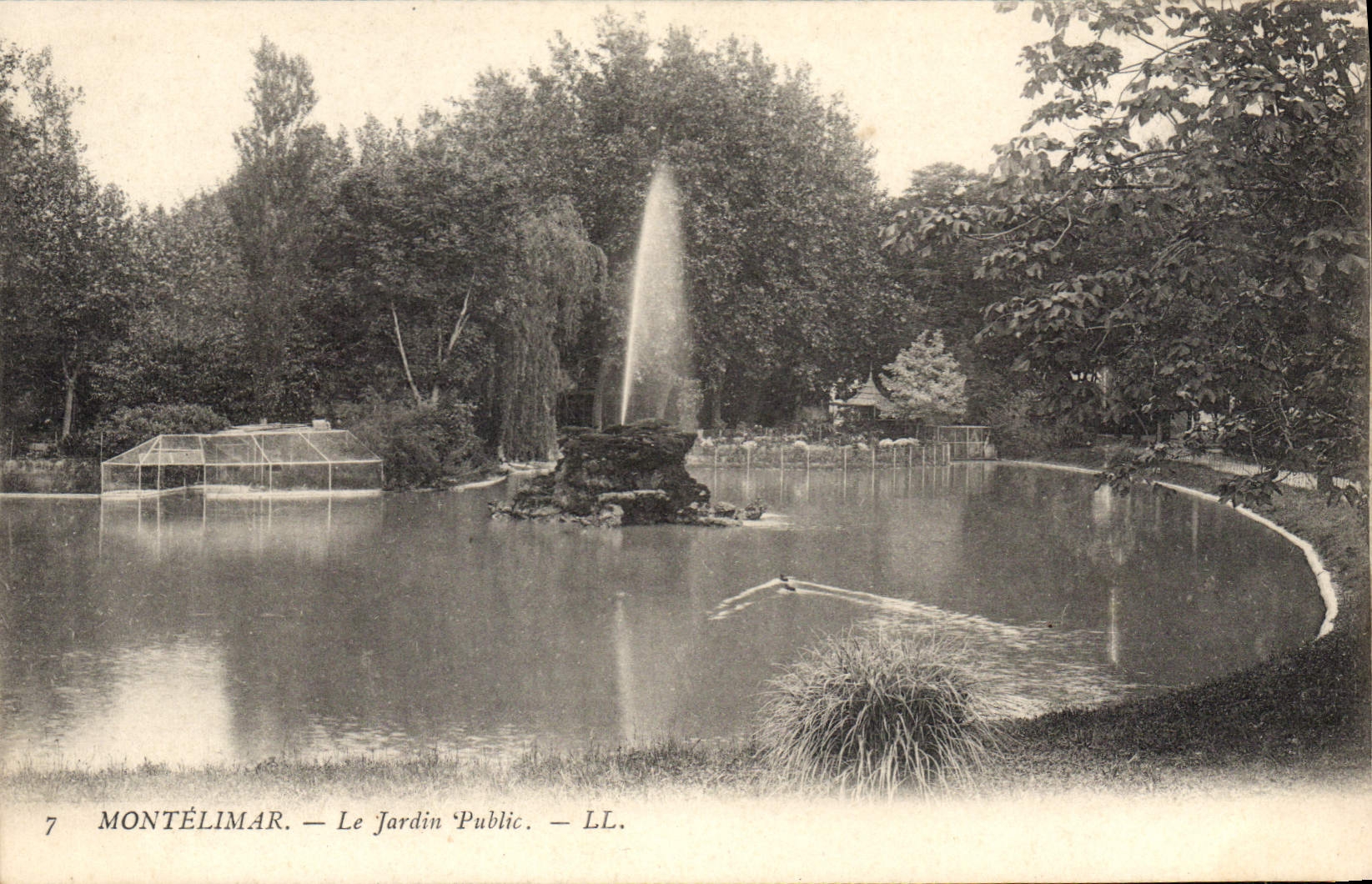 CPA Montelimar Le Jardin Public 