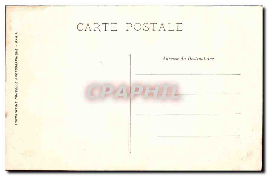 CPA Montelimar Le Jardin Public  — Rückseite