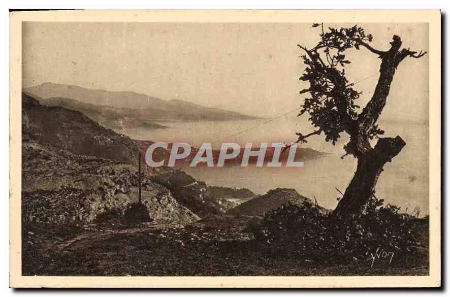 CPA La Turbie Cap Martin et Frontiere Italienne 