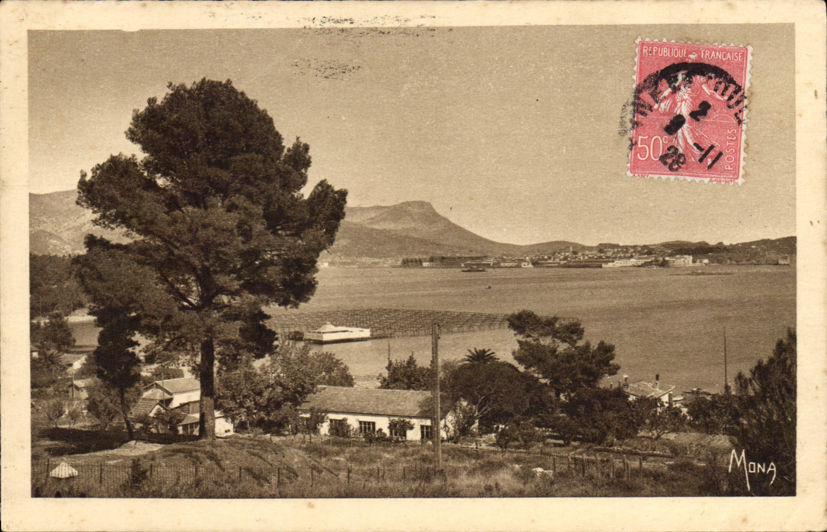 Ansicht der Bucht von Monte Carlo — Verlag Mona