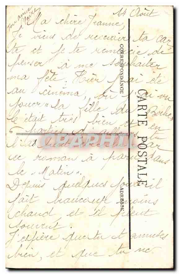 Bagnères-de-Bigorre — Vue prise du Bedul — BR 3343 — Verso