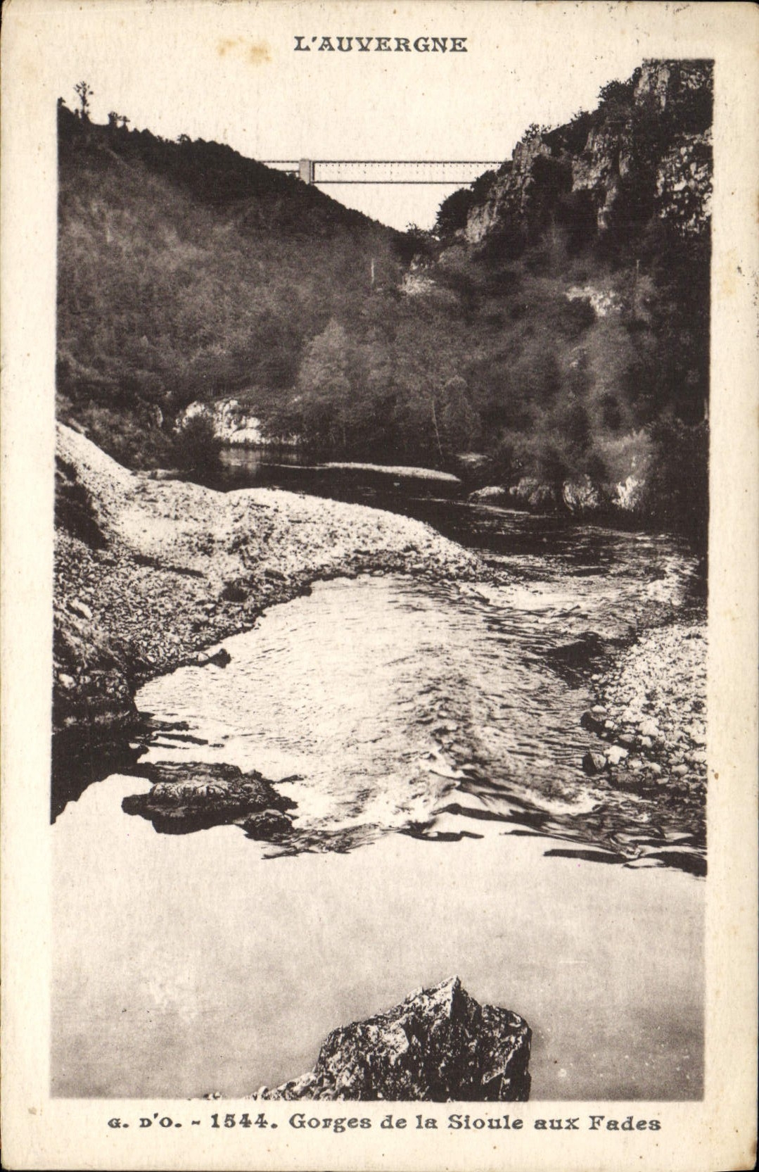 CPA L'Auvergne Gorges de la Sioule aux Fades 