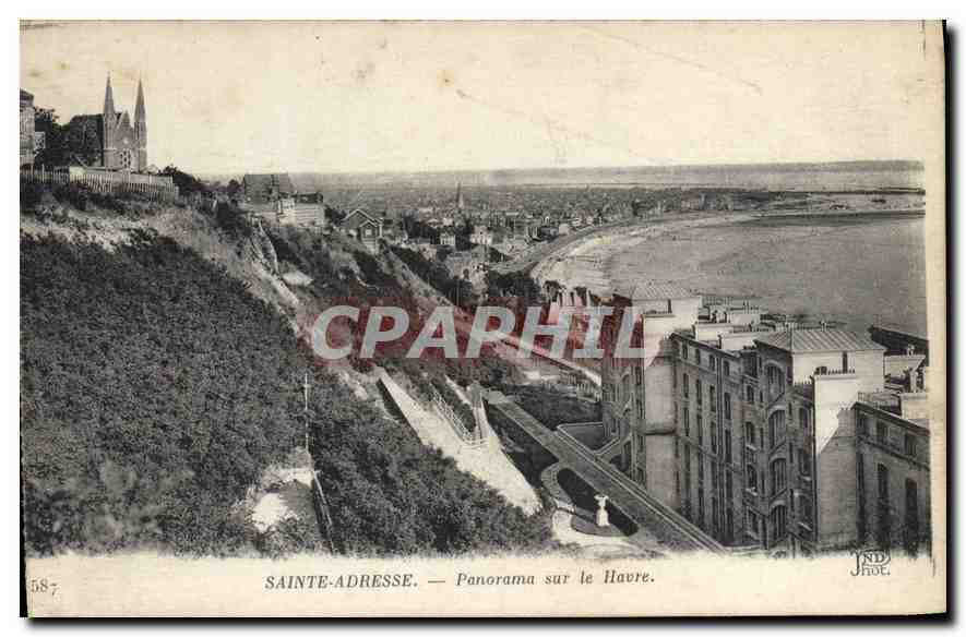 CPA Ste Adresse Panorama sur le Havre 