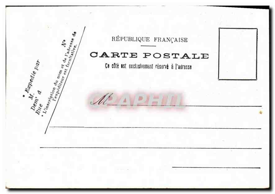 CPA Belfort Le Cimetriere  — Verso