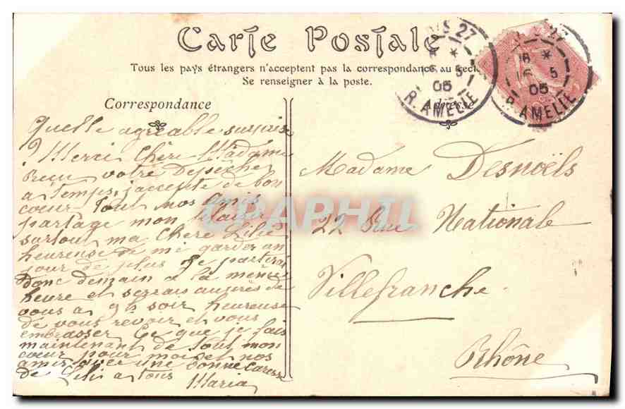 CPA Paris L'Eglise du Sacre Coeur  — Rückseite