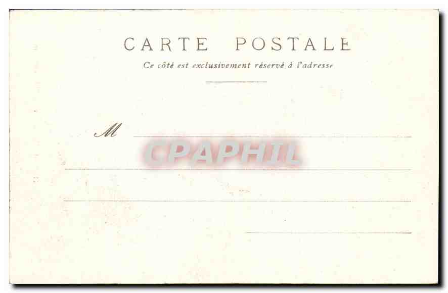 CPA Paris Hotel de Ville  — Rückseite