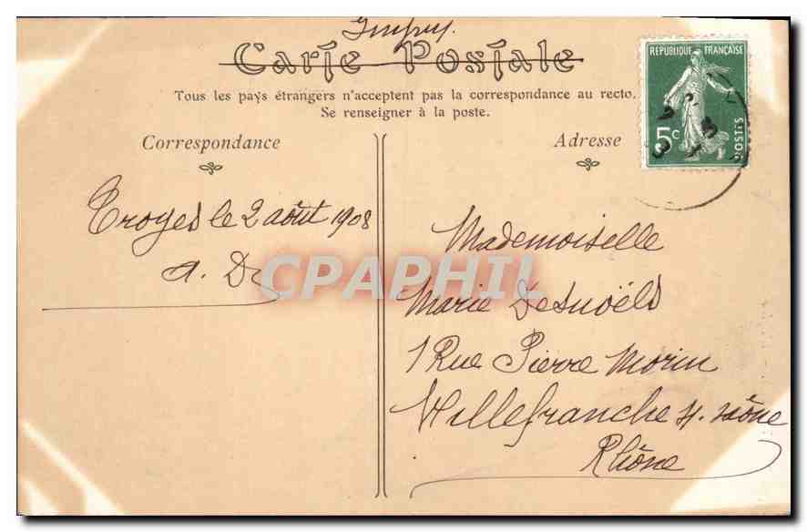 Troyes — L'Église Saint-Pantaléon (XVIe et XVIIe siècles) — CPHAPHIL n°69 — Rückseite